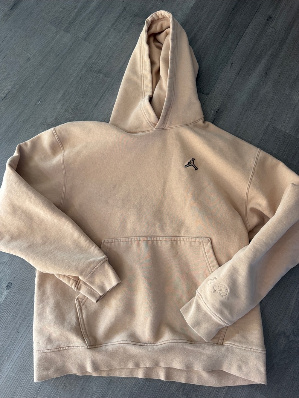 Jordan Men's Crewneck Hoodie — Light Beige/Pale Tan
